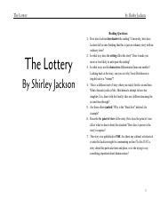 the lottery pdf|the Lottery.pdf .